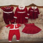Чудные новогодние наряды для кукол- деток