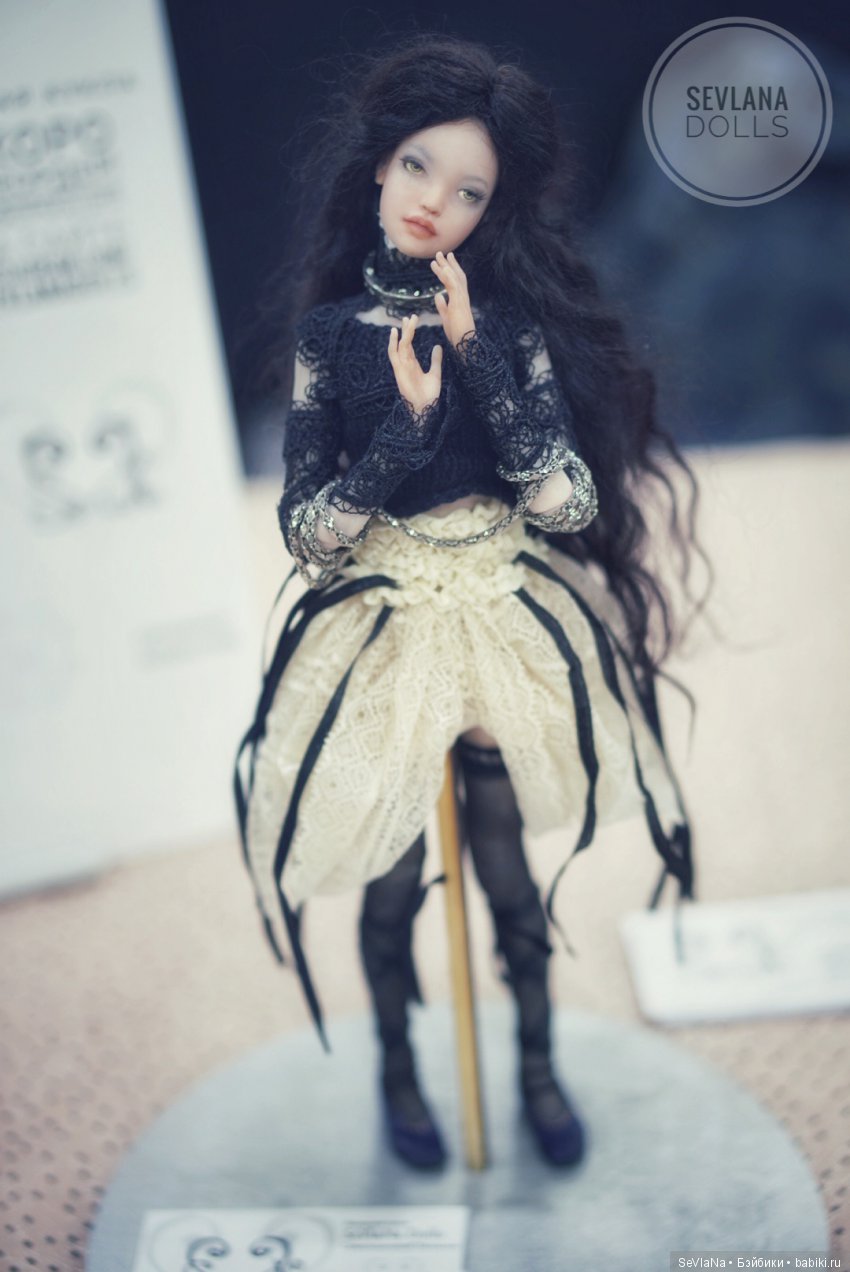 Авторская шарнирная кукла SeVlaNaDolls на выставке Dollscar