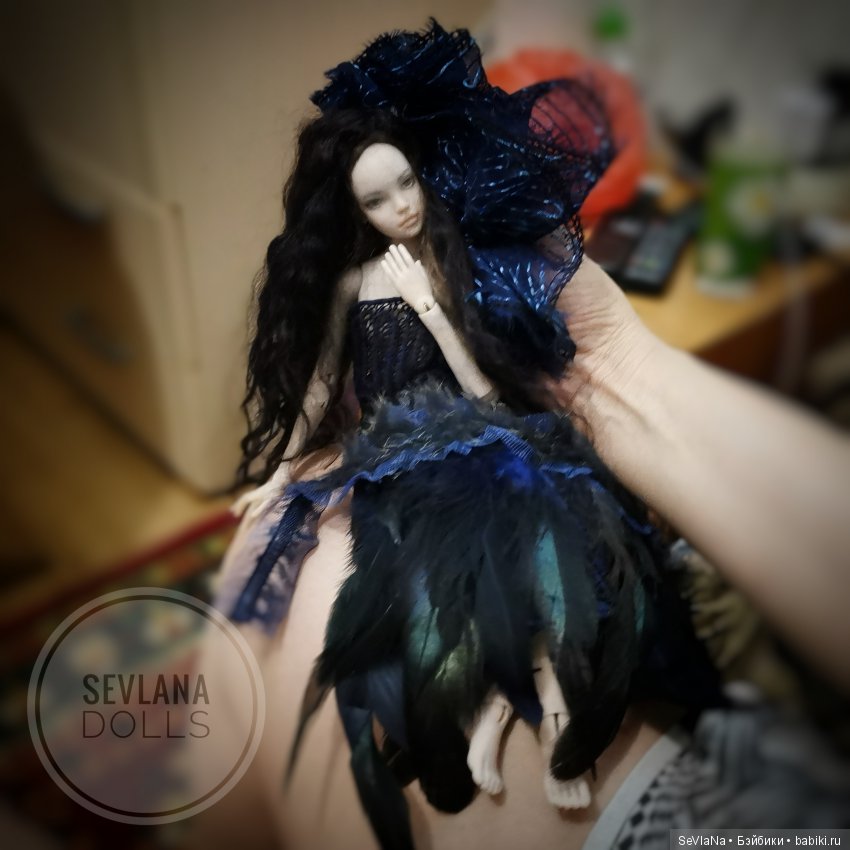 Авторская шарнирная кукла SeVlaNaDolls на выставке Dollscar (фото 2)