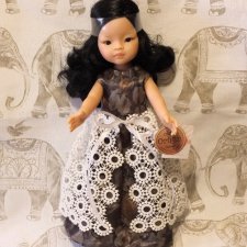 Праздничное платье для куколок Паола Рейна 2 в 1
