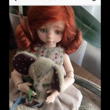 Яся, шарнирная авторская кукла