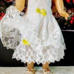 Комплект нижнего белья из панталончиков и рубашечки для антикварных кукол и реплик 54-60см роста