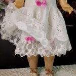 Комплект нижнего белья из панталончиков и рубашечки для антикварных кукол и реплик 54-60см роста