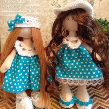 Мини-толстоножки "Алфавит". Текстильные куклы