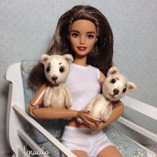 А у вашей куклы есть пушистый друг?