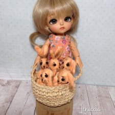 Корзина с зайцами