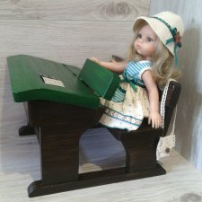 Парта СССР для кукол 30 - 35 см