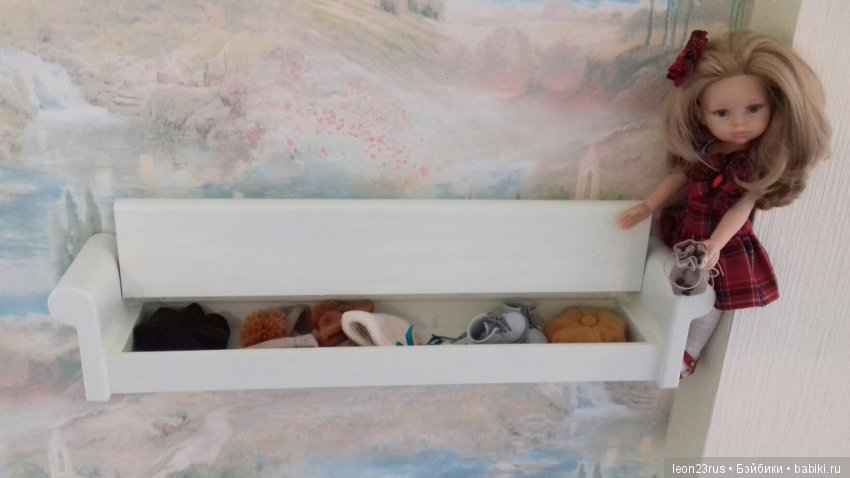 Полка-диван с отделением для хранения вещей (фото 5)