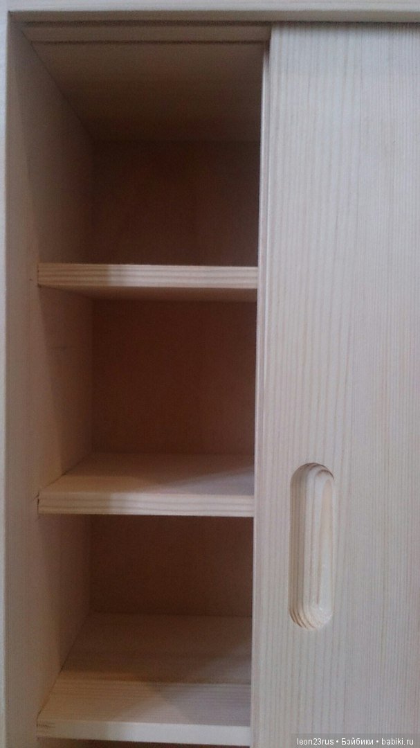 Шкаф-купе для одежды кукол 30-35 см (фото 3)