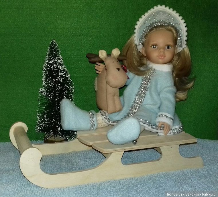 Санки для кукол — Мебель для кукол и домиков: фото (фото 5)