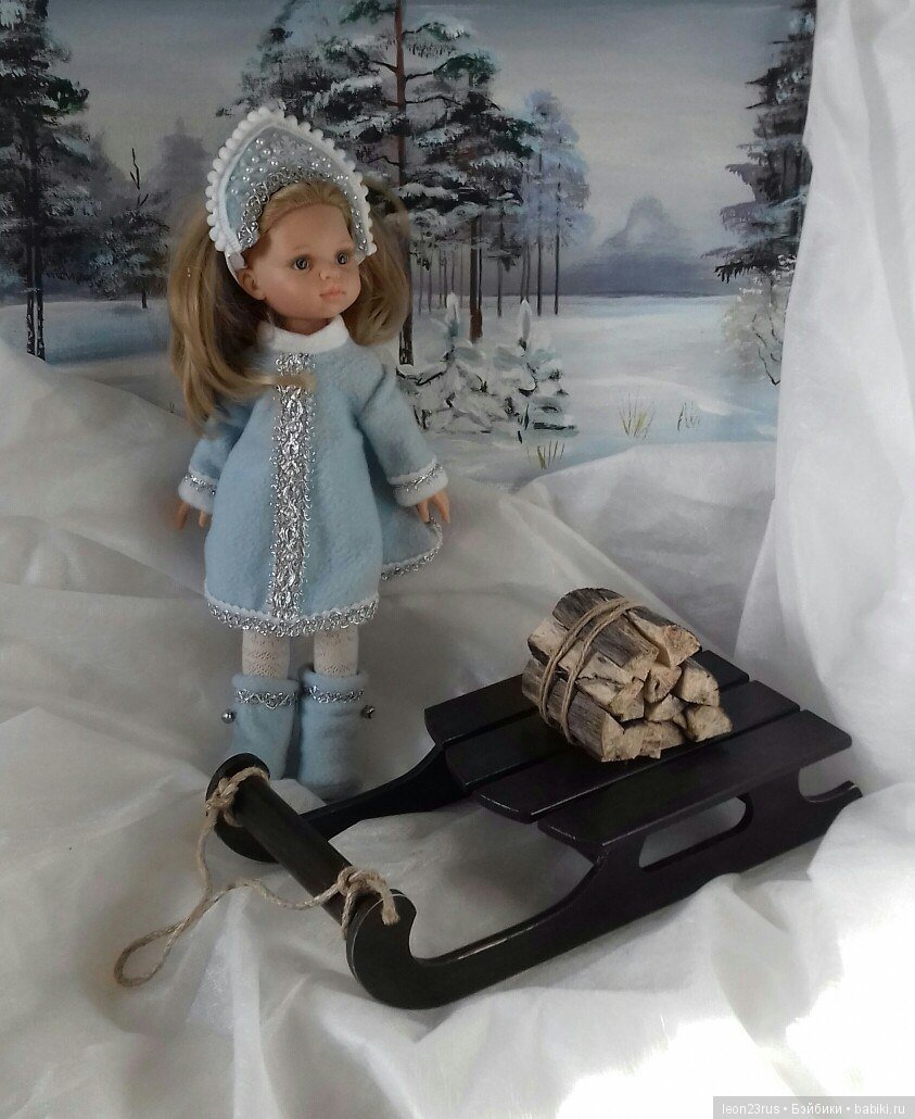 Санки для кукол — Мебель для кукол и домиков: фото (фото 3)