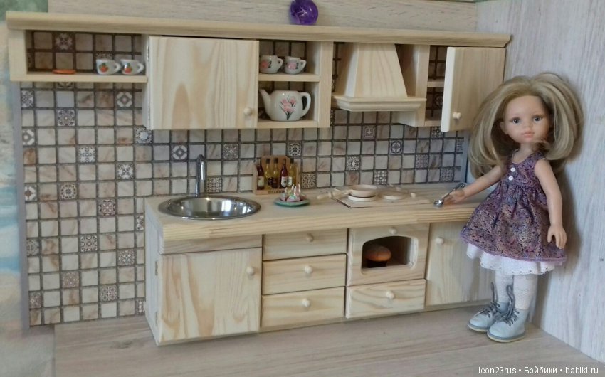 Кухня для кукол 30-34 см — Мебель для кукол и домиков: фото (фото 7)