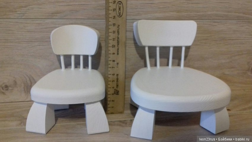 На чём сидят наши куклы — Мебель для кукол и домиков: фото