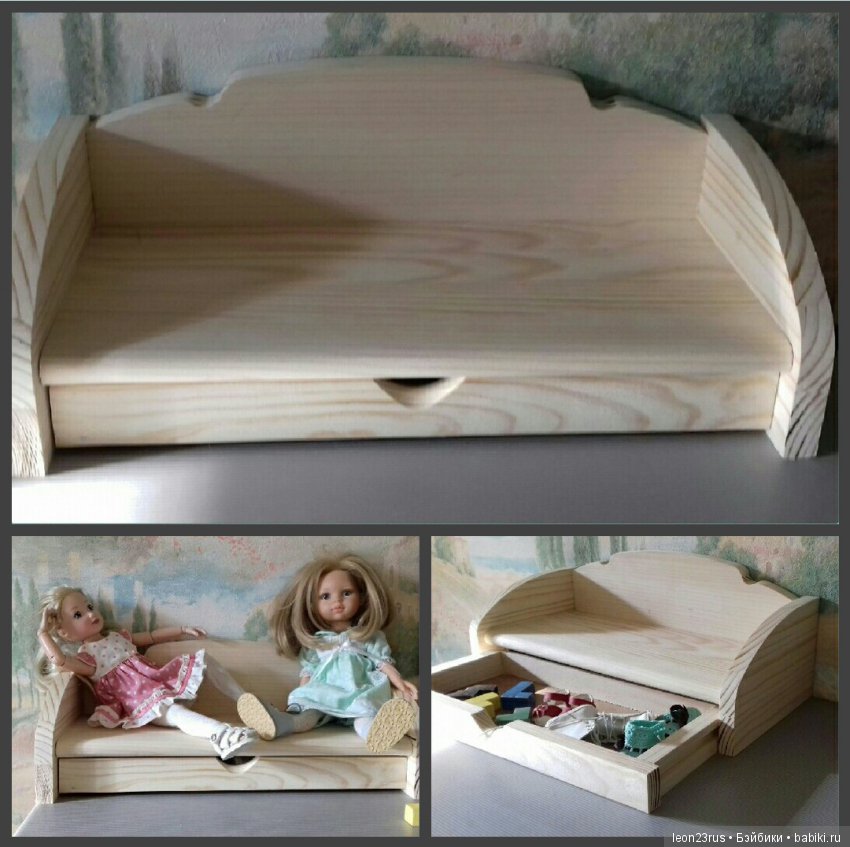 На чём сидят наши куклы — Мебель для кукол и домиков: фото