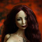 Ванесса. Вторая авторская фарфоровая кукла из проекта "Мулен Руж"