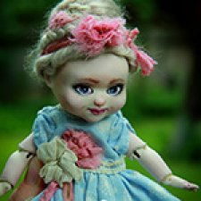 Фарфоровая кукла Бобо - маленькая принцесса