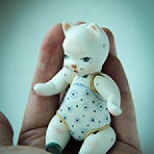 Новый проект "Кошка на ладошке". Фарфоровые куклы