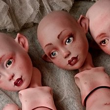 Новый молд фарфоровых кукол - эльфиков