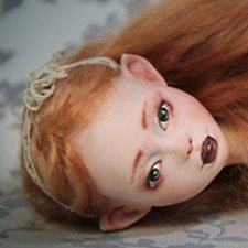 Анариэль (дочь солнца) Эльфийская принцесса.Фарфоровая шарнирная кукла. Цена до 28.10.17