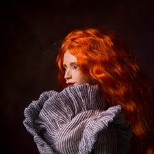 Орландо. Фарфоровая шарнирная кукла от Skvorkadolls