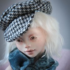 Матильда. Фарфоровая шарнирная кукла