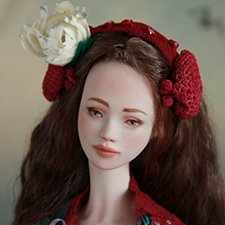 Миранда. Фарфоровая шарнирная кукла