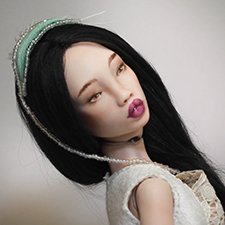 Райский цветок Тинатин. Фарфоровая шарнирная кукла