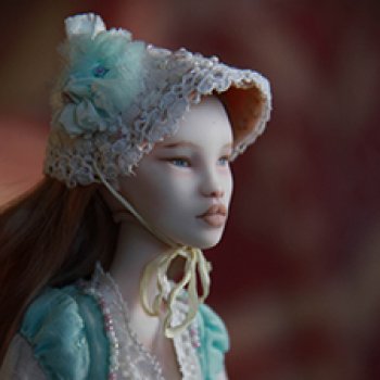 Жозефина. Фарфоровая шарнирная кукла.