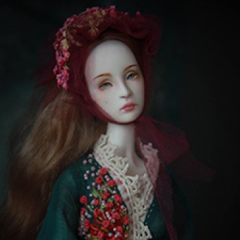 Примроуз - Фарфоровая шарнирная кукла