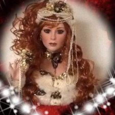 Обворожительная жемчужина  драгоценного "ожерелья" наших фарфоровых красавиц - Амбер от Русти