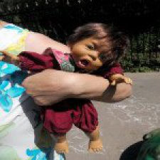 Характерные куклы. Летняя прогулка.