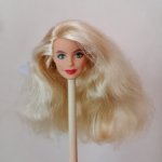 Голова Барби Валентинки