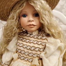 Gerlinde Sodergeld кукла фарфоровая коллекционная