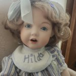 винтажная кукла Хильда