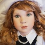 Ute Kase Lept фарфоровая коллекционная кукла