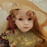 фарфоровая коллекционная кукла  от Pauline Bjonness-Jacobsen  Лимитка