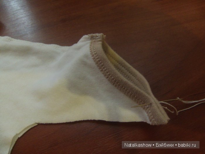 Легким движением руки детский бодик превращается… в элегантный песочник для беби борна (фото 5)