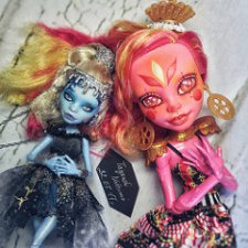Кастомные куклы Monster High - Abbey Bominable & Gooliope Jellington