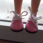 Розовые ботинки для кукол Паола Рейна