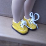 Жёлтые ботинки для кукол Паола Рейна