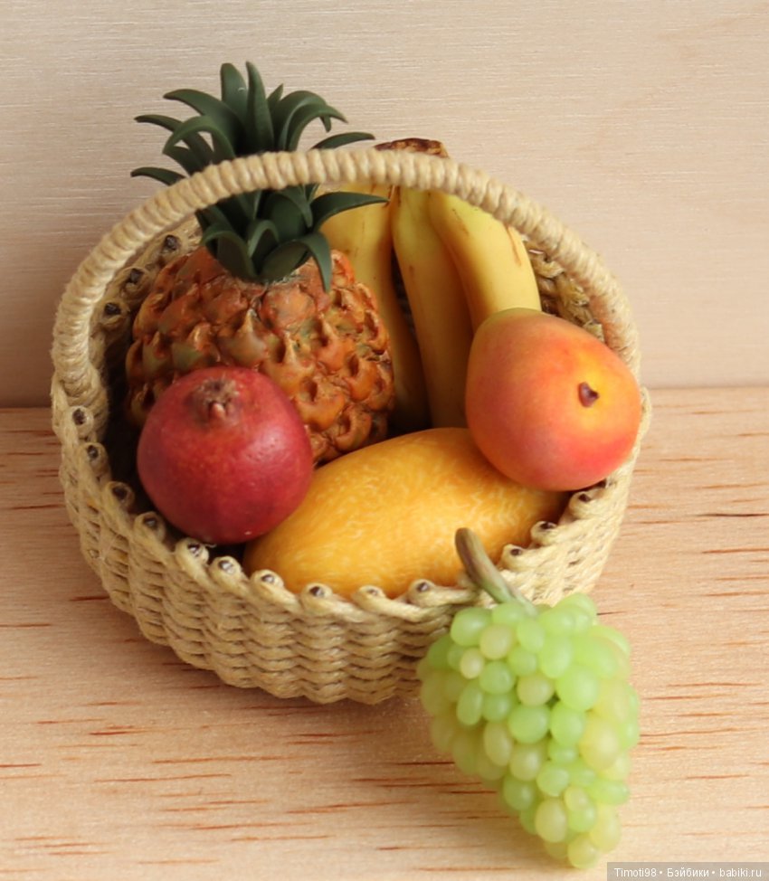 Фруктовый микс — Кукольная миниатюра своими руками: еда