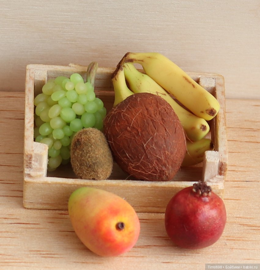 Фруктовый микс — Кукольная миниатюра своими руками: еда