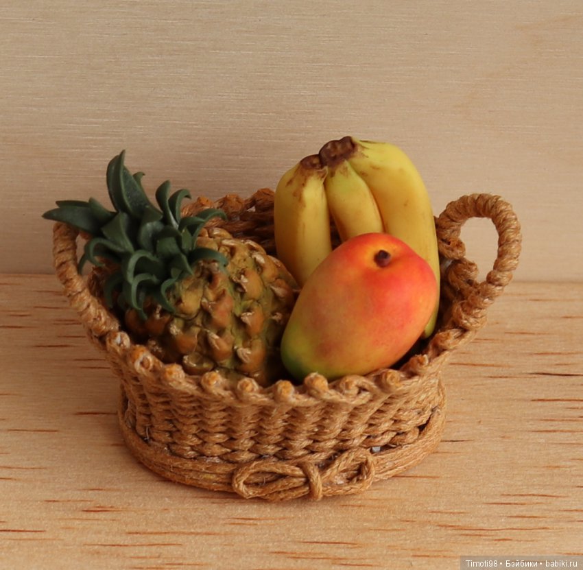 Фруктовый микс — Кукольная миниатюра своими руками: еда