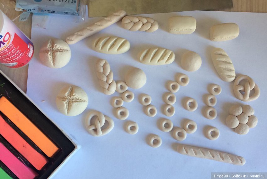 Хлебушек — Кукольная миниатюра своими руками: еда