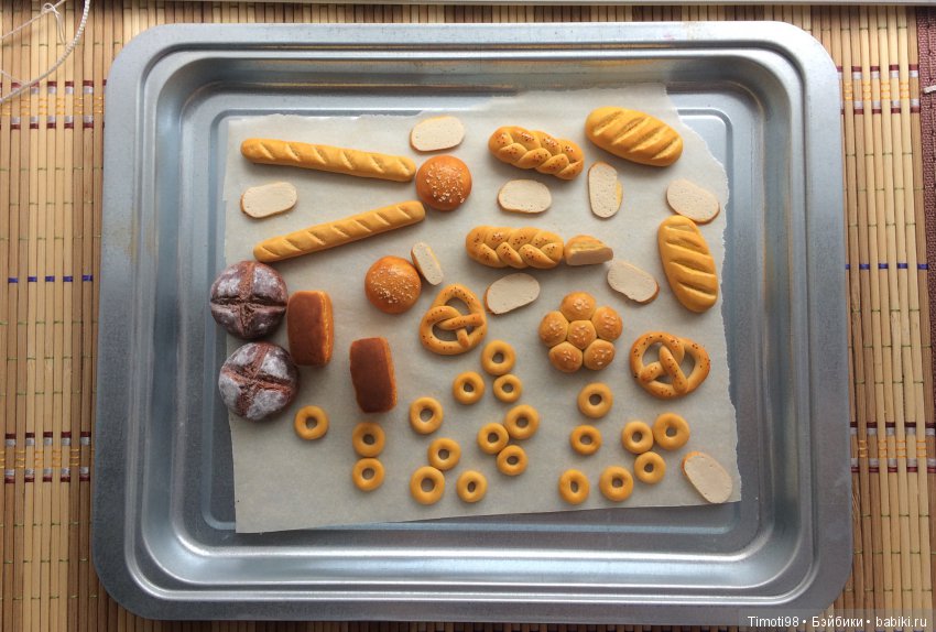 Хлебушек — Кукольная миниатюра своими руками: еда (фото 2)