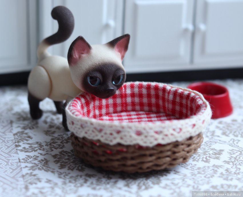 Корзинка — Кукольная миниатюра своими руками: еда (фото 3)