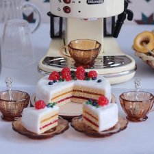 Мой полимерный тортик