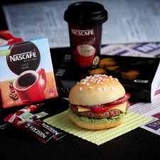 Аппетитная еда для кукол. Миниатюра.