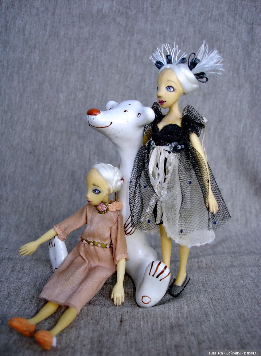 Кукольная миниатюра — Авторские миниатюрные куклы: лепка
