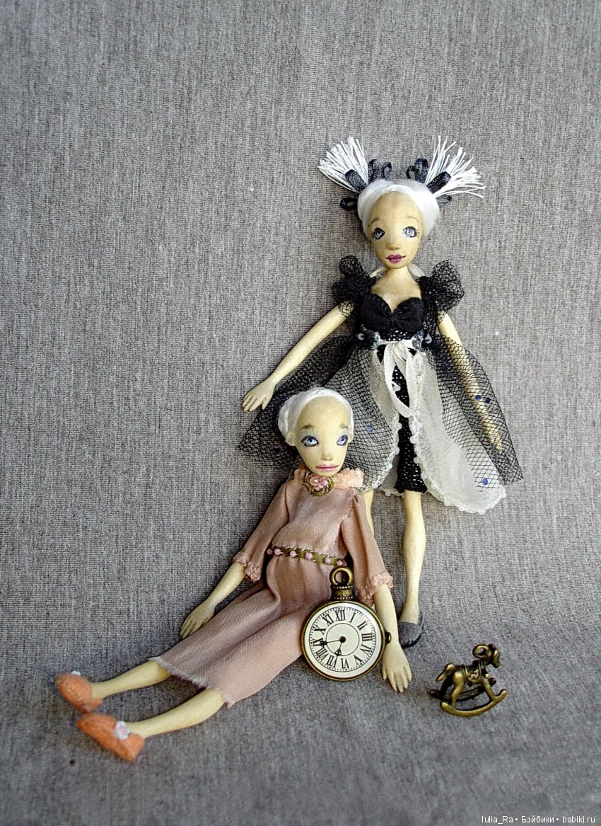 Кукольная миниатюра — Авторские миниатюрные куклы: лепка (фото 2)